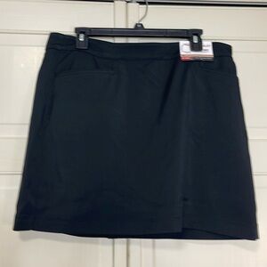 GRANDSLAM Women's Performance Black Golf Skort Size 12